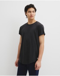 Country Road - Australian Cotton Longline Garment Dye T-shirt