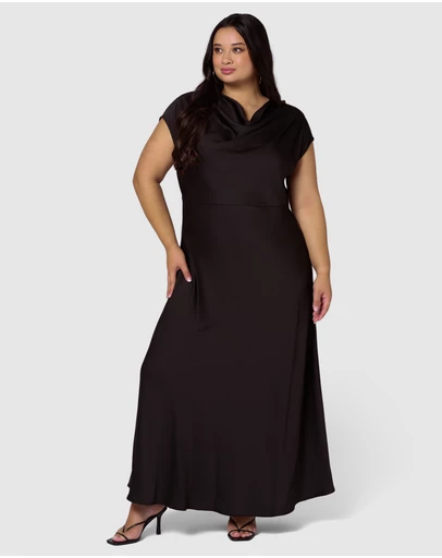 Sunday In The City - Void Satin Maxi Dress