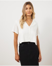 Atmos&Here - Alis Linen Blend Shirt