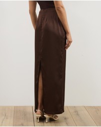 Atmos&Here - Lowen Satin Maxi Skirt