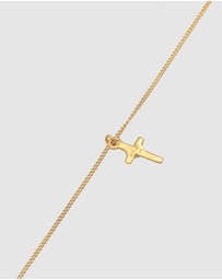 Elli Jewelry - Necklace Choker Cross Pendant Classic with Crystal in 925 Sterling Silver Gold Plated