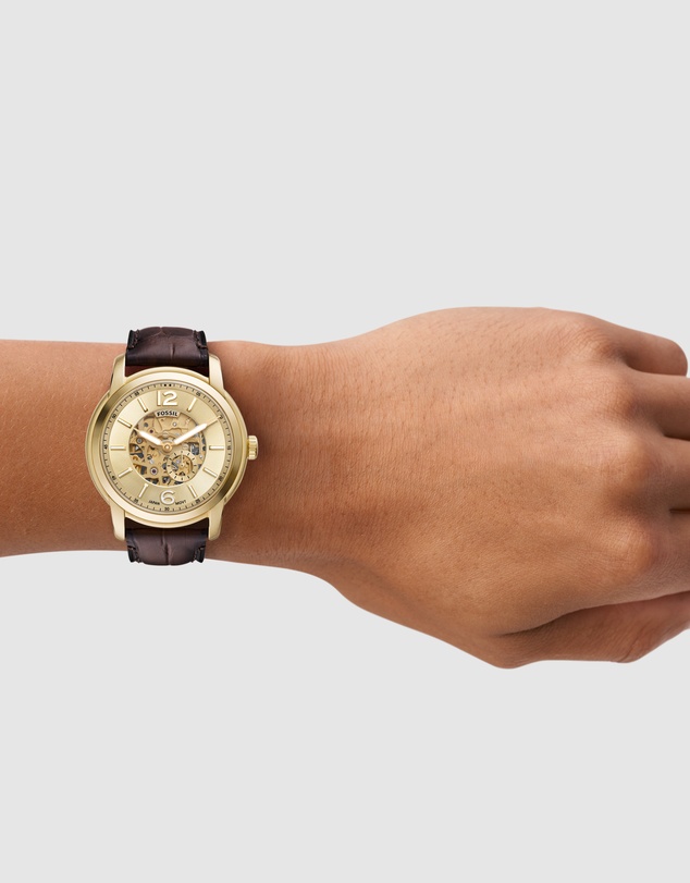 Fossil - Fossil Heritage Brown Analogue Watch