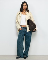 AERE - Rory Organic Cotton Funnel Neck Jacket