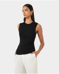 Forcast - Mia Ruched Jersey Top