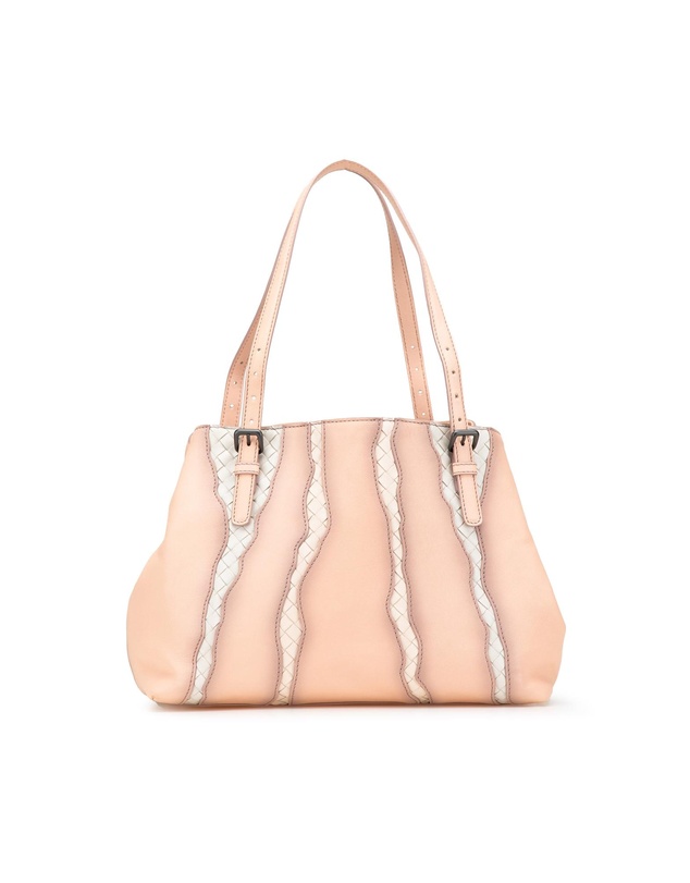 Pre-Loved by Azura Reborn - Pre-Loved Medium Nappa Intrecciato Glimmer Tote