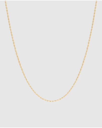 HOUSE OF SLANI - Gold Filled Rope Chain Necklace