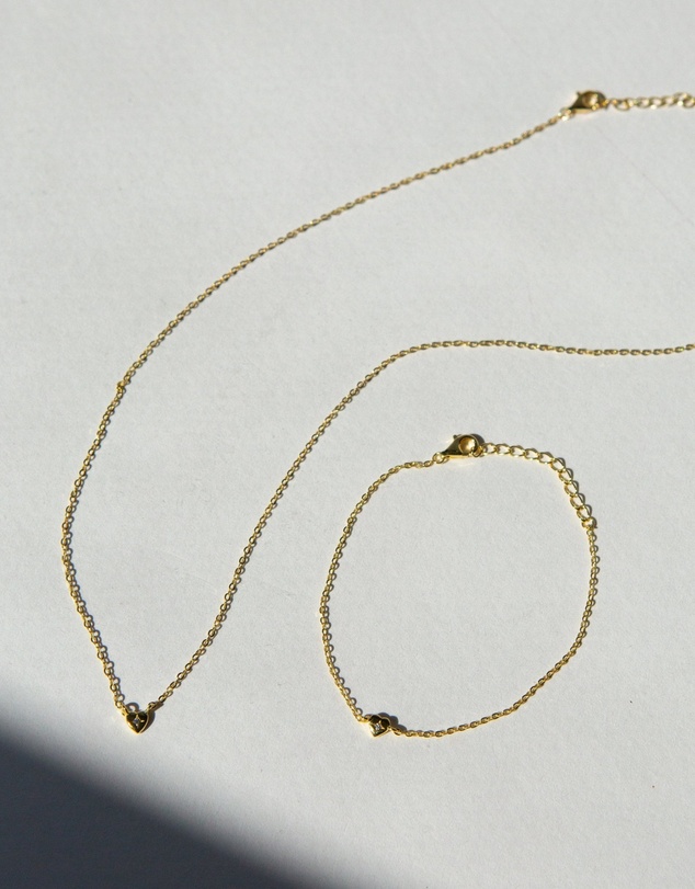 SAINT VALENTINE - The Mini Heart Duo Set - Gold
