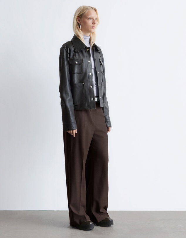 & Other Stories - Wool Press-Crease Trousers