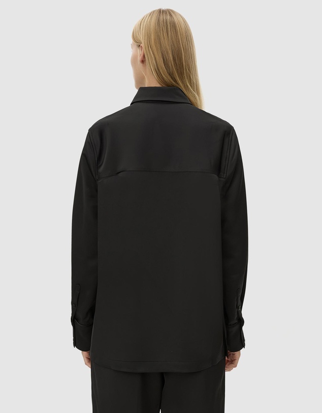 C&M CAMILLA AND MARC - Ground Satin Long Sleeve Shirt