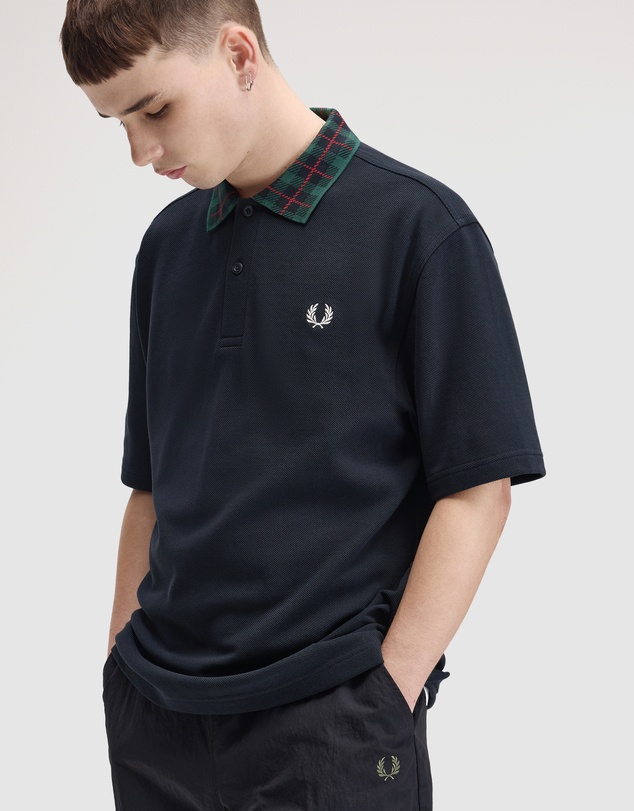 Fred Perry - Fred Perry Tartan Collar Polo Shirt
