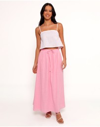 Petal & Pup - Simone Skirt Set - White Pink