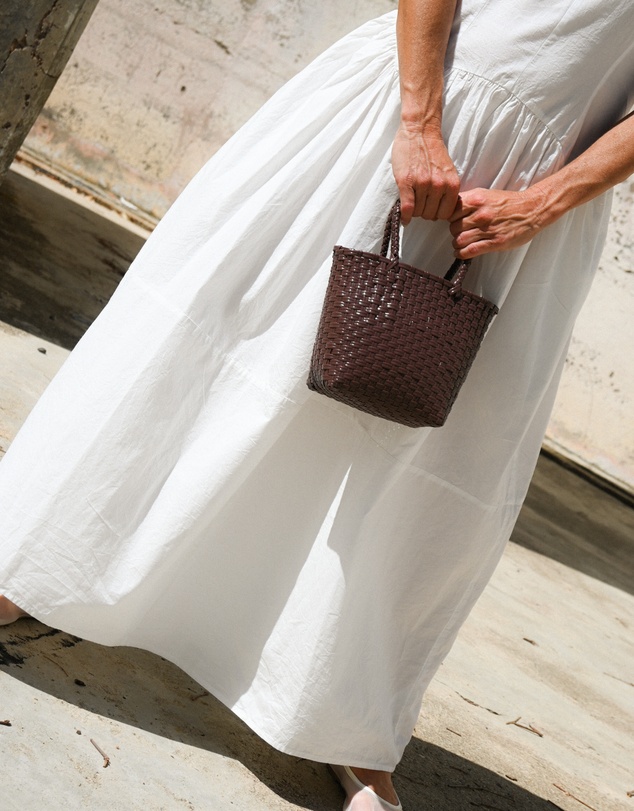 Mimmi Terra - Woven Micro Tote Cioccolato