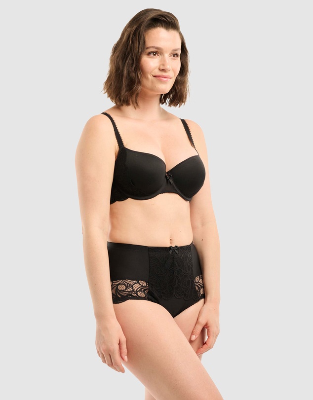 Sans Complexe - Ariane Lace & Microfiber High Waist Brief