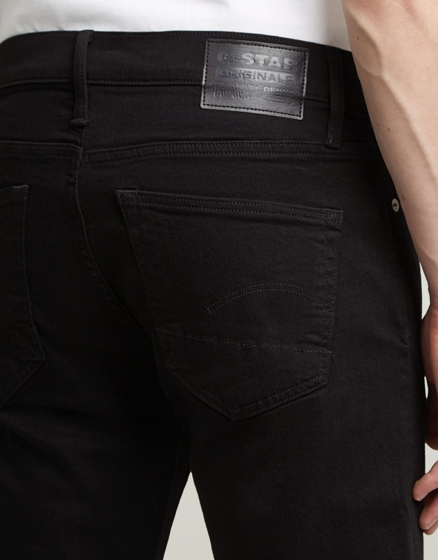 G-Star - 3301 Slim Pitch Black