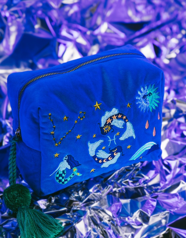 The Somewhere Co - Pisces Astrology Cosmetic Case