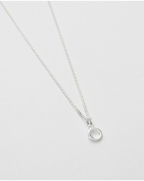 Kirstin Ash - O Outline Initial Necklace