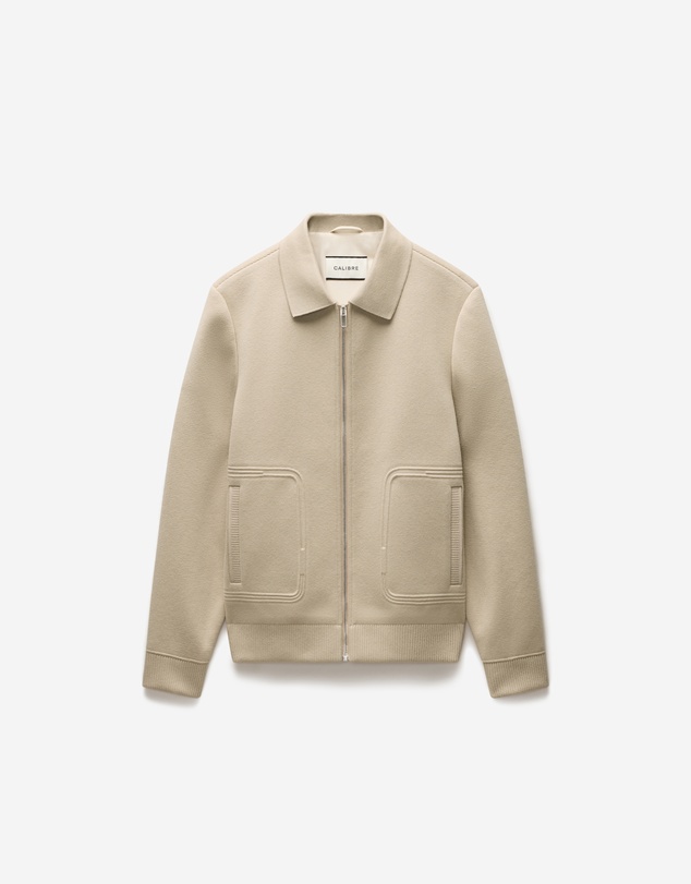Calibre - Milano Knit Jacket Stone