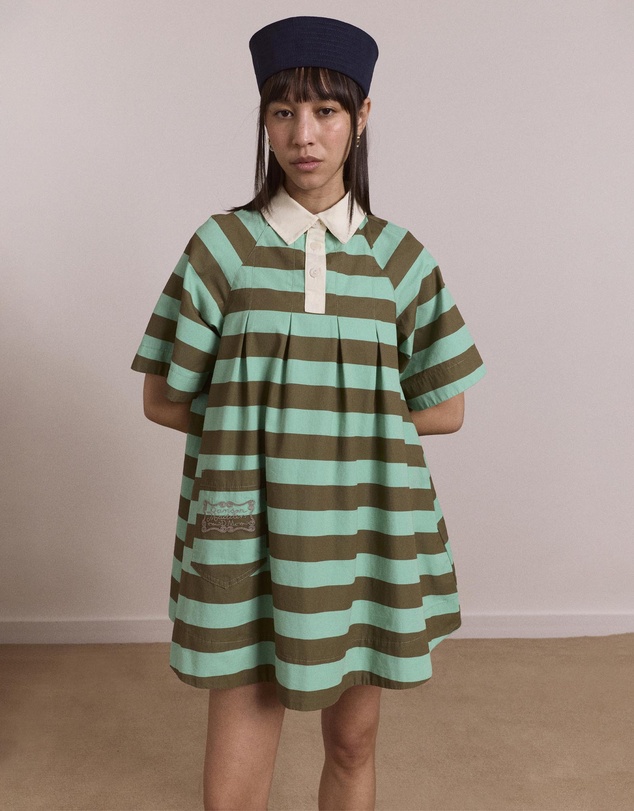 Damson Madder - Maggie Mini Polo Dress