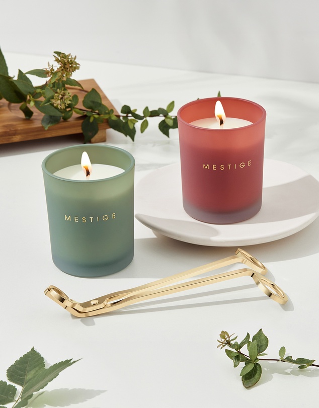Mestige - 2 Candle & Trimmer Gift Set- Pink Champagne and Island Dream