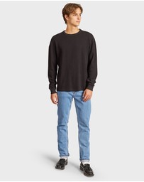 Academy Brand - Perry LS Waffle Crew