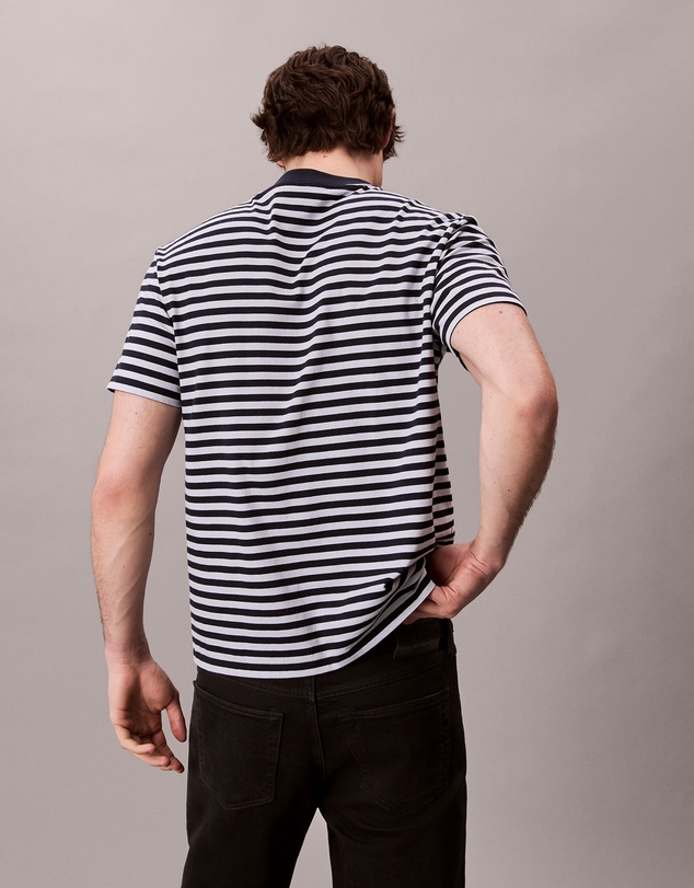 Calvin Klein Jeans - Monogram Logo Stripe Relaxed T-Shirt