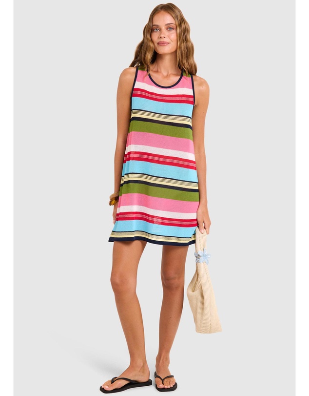 Subtitled - Alicante Stripes Knit Mini Dress