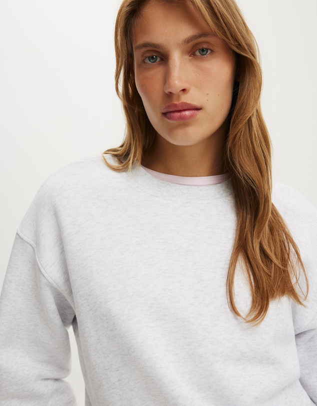 Cotton On - Boxy Crew Neck Sweatshirt