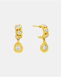 Amber Sceats - Alanya Earrings in Crystal