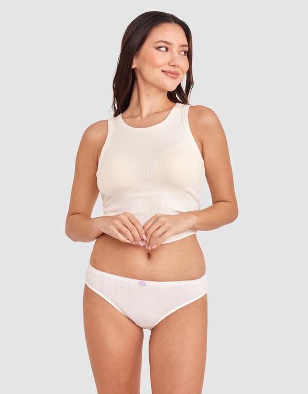 Bras N Things - Georgia Bikini Brief - Ivory