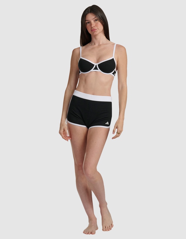 adidas Sportswear - Active Essentials Cotton Contrast Dolphin Shorty Brief Underwear