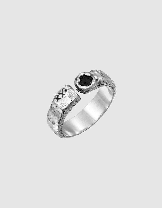 Haze & Glory - ICONIC EXCLUSIVE - Ring Men Lava Wrap 925 Sterling Silver