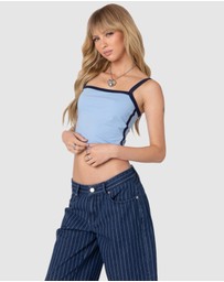 EDIKTED - Francesca Contrast Tank Top