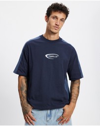 Thrills - Fusion Panel Box Fit Oversize Cropped Tee