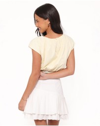 Petal & Pup - Adam Top - Pale Yellow