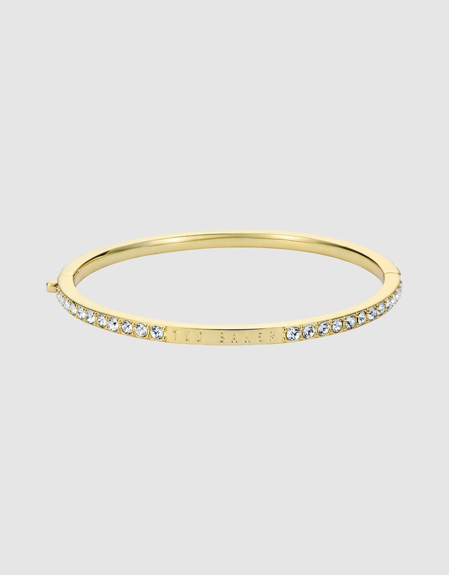 Ted Baker - CLAUDIA: Narrow Crystal Hinged Bangle Bracelet