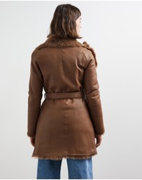 West 14th - Chelsea Slouch Shearling Coat