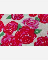 Ozwear Connection Uggs - 100% Australian Wool Print Scarf Rosy Rose Flower