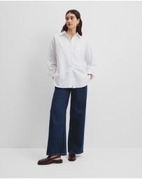Country Road - Oversized Australian Cotton Oxford Shirt