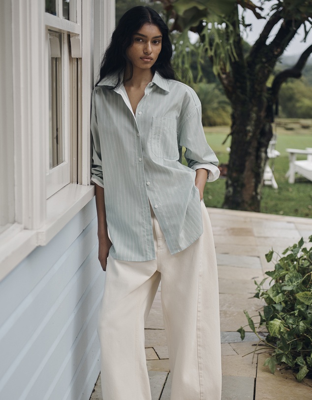 Country Road - Stripe Poplin Shirt