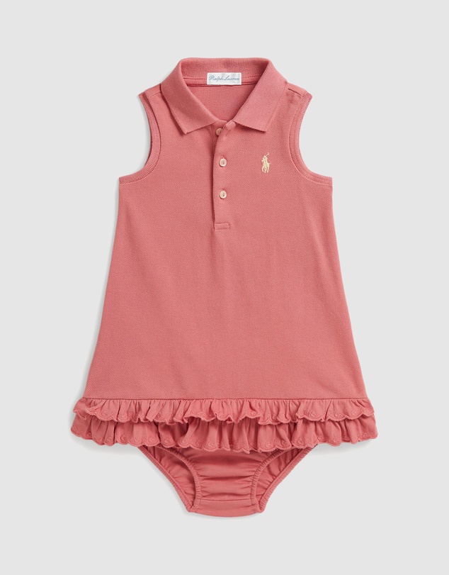 Polo Ralph Lauren - Ruffled Cotton Polo Dress & Bloomer - Kids