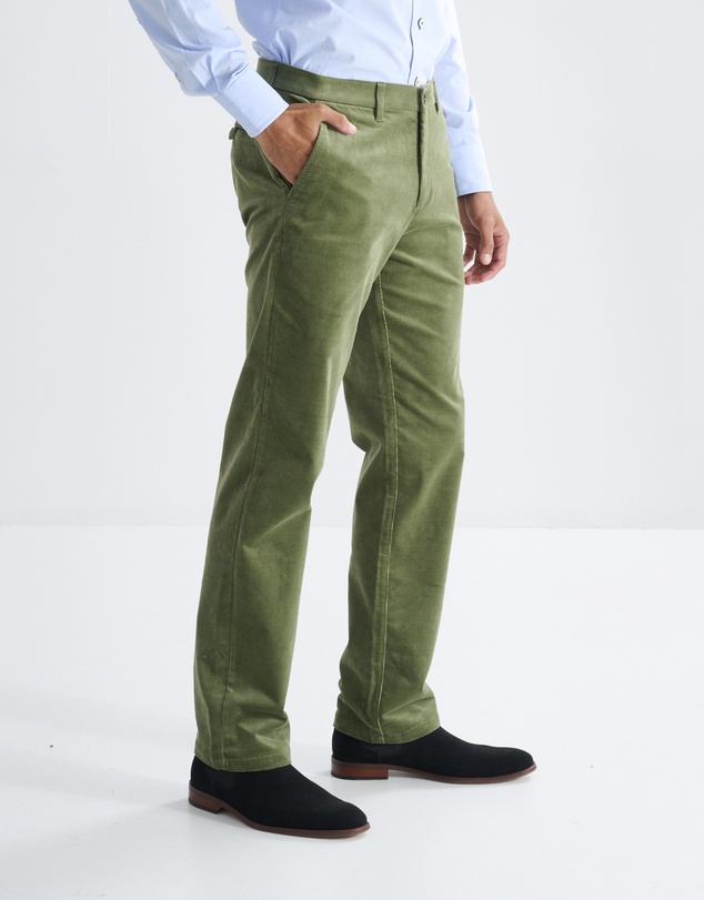 3 Wise Men - 3 Wise Men Cord Trouser - Olive
