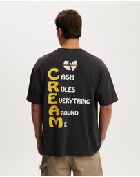 Cotton On - Box Fit Premium Music T-Shirt