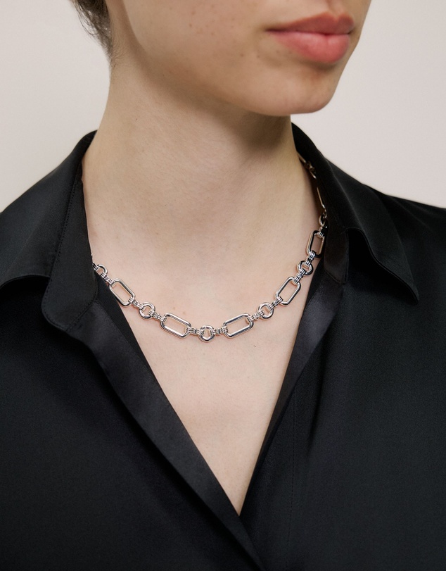Trenery - Orne Chain Necklace in Silver