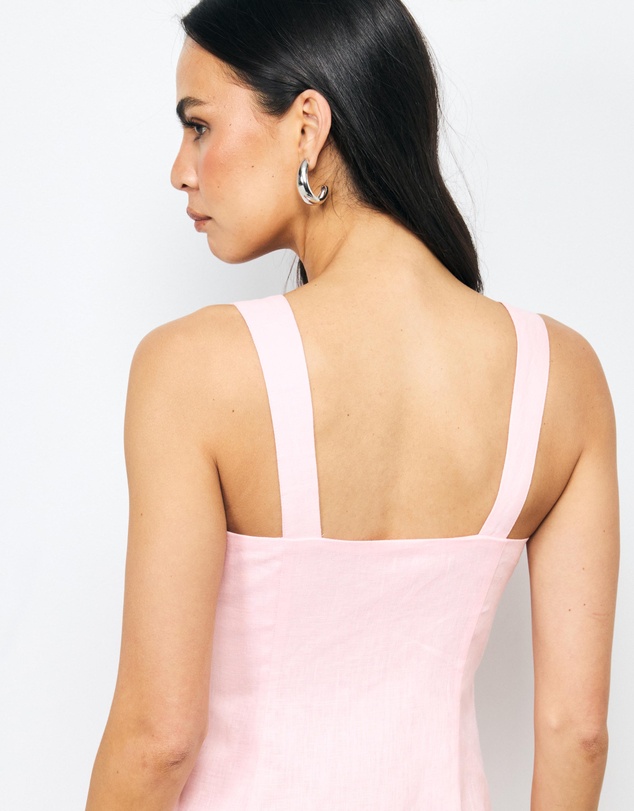AERE - Roah Linen Mini Dress