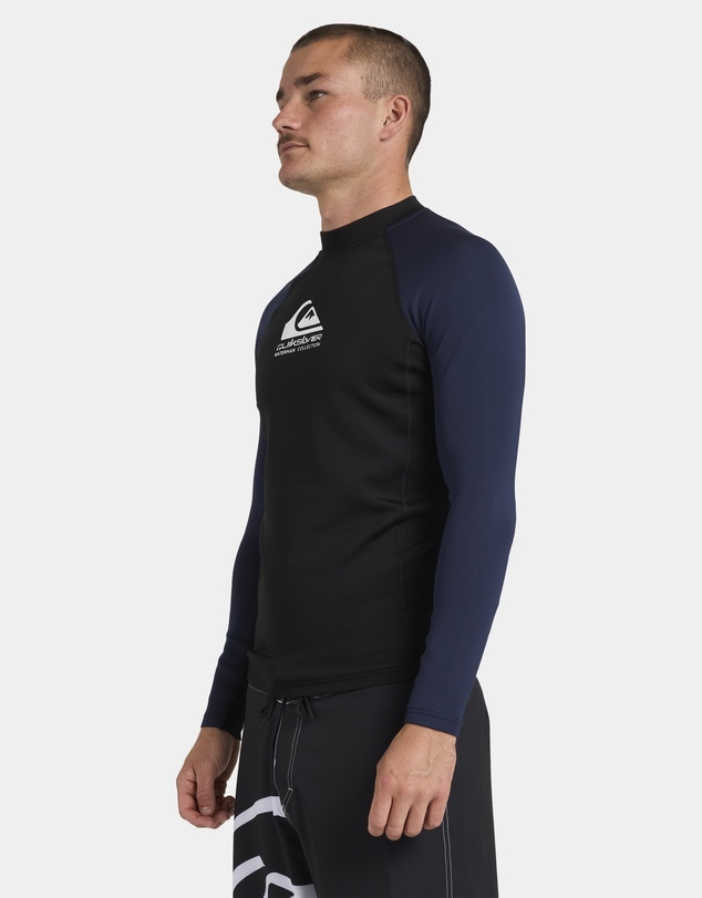 Quiksilver - Mens Watermans Panel Heater Long Sleeve Rash Vest
