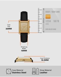 Michael Kors - Essex Black Analogue Watch