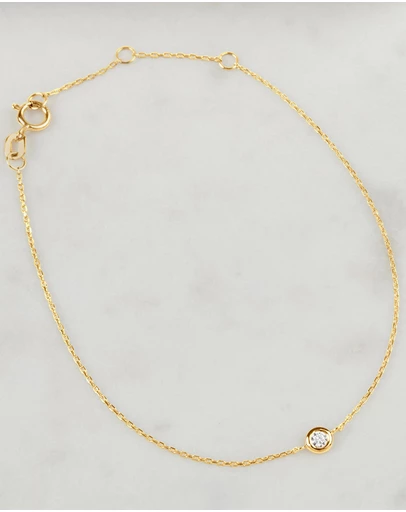 Luna Rae - Solid Gold - Diamond Sky Bracelet
