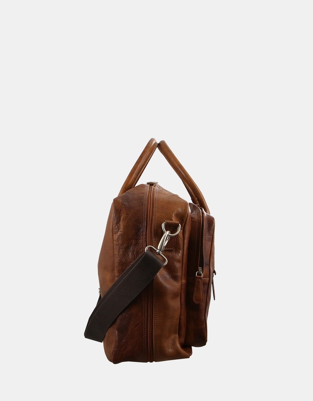 Pierre Cardin - Pierre Cardin Rustic Leather Business Bag