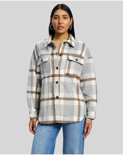 KAJA Clothing - Checkered Coat