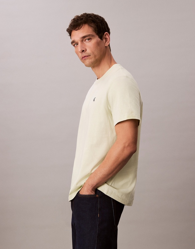 Calvin Klein Jeans - Embroidered Monogram Logo Relaxed T-Shirt